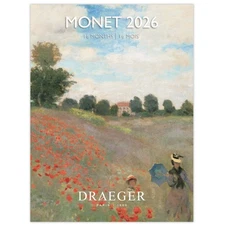 Dreger 2026 Small Monet Art Wall Calendar Small Schedule Management with Ho 746