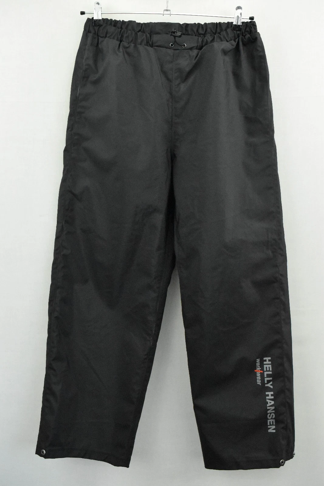 HELLY HANSEN Workwear Waterproof Pant Black Long Trousers Outdoor Size M NEW