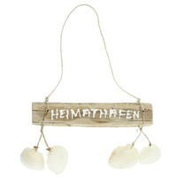 Treibholz Wanddeko Mit Muscheln Heimathafen Maritim