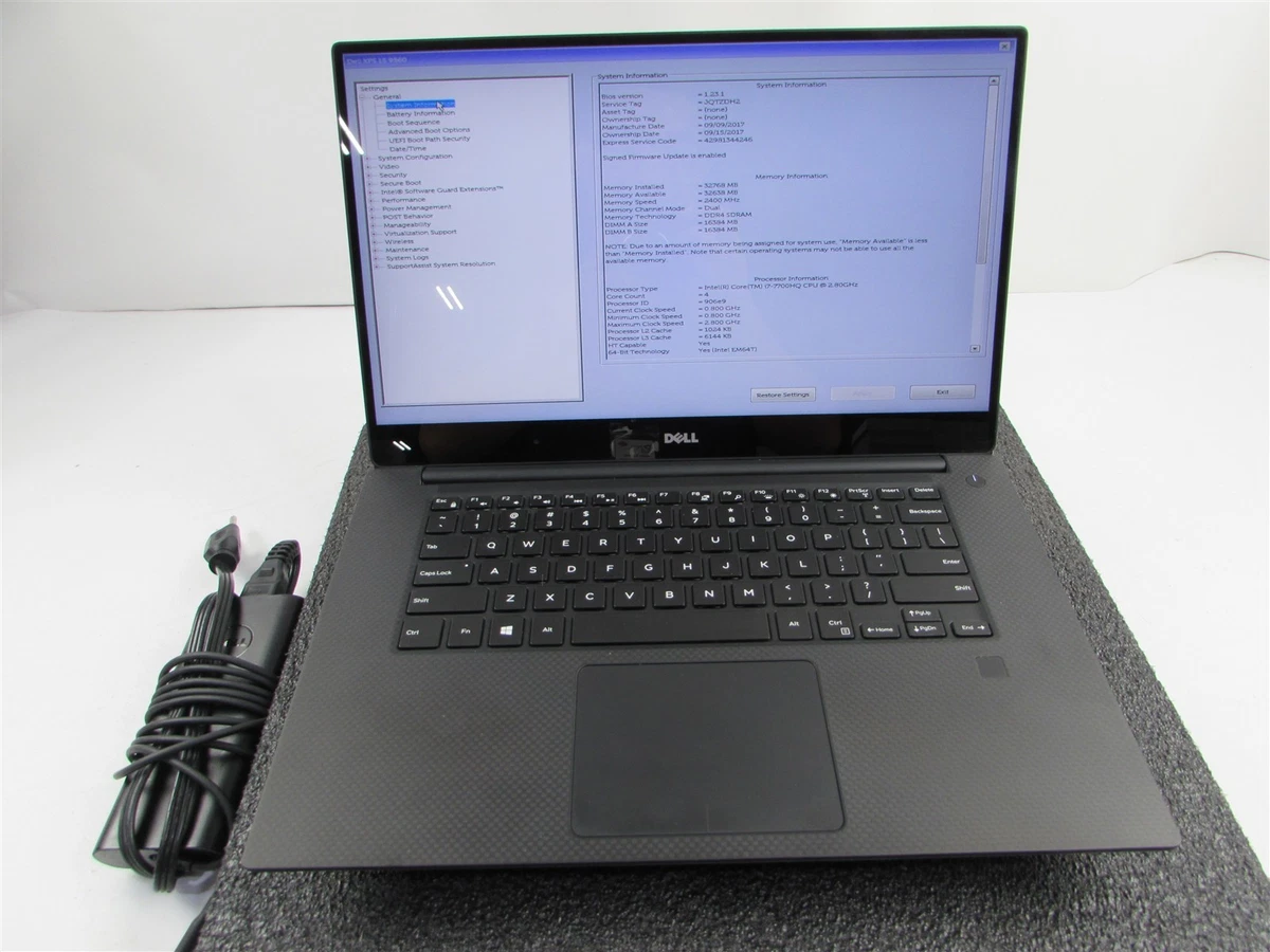 DELL ノートPC Intel Core i7 7th Gen Dell Intel Core i7 7th Gen. PC Laptops & Netbooks 15-15.9 in