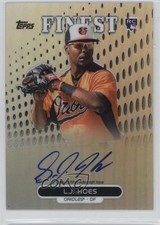 2013 Topps Finest Rookie Refractor LJ Hoes #RA-LH Auto 1f0