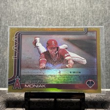 2025 Topps Series 2 Mickey Moniak #479 Gold 32/50 Angels, Rockies
