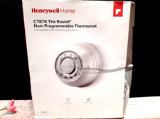 Honeywell Home CT87K Round Non Programmable Thermostat ~ NOB, For Parts