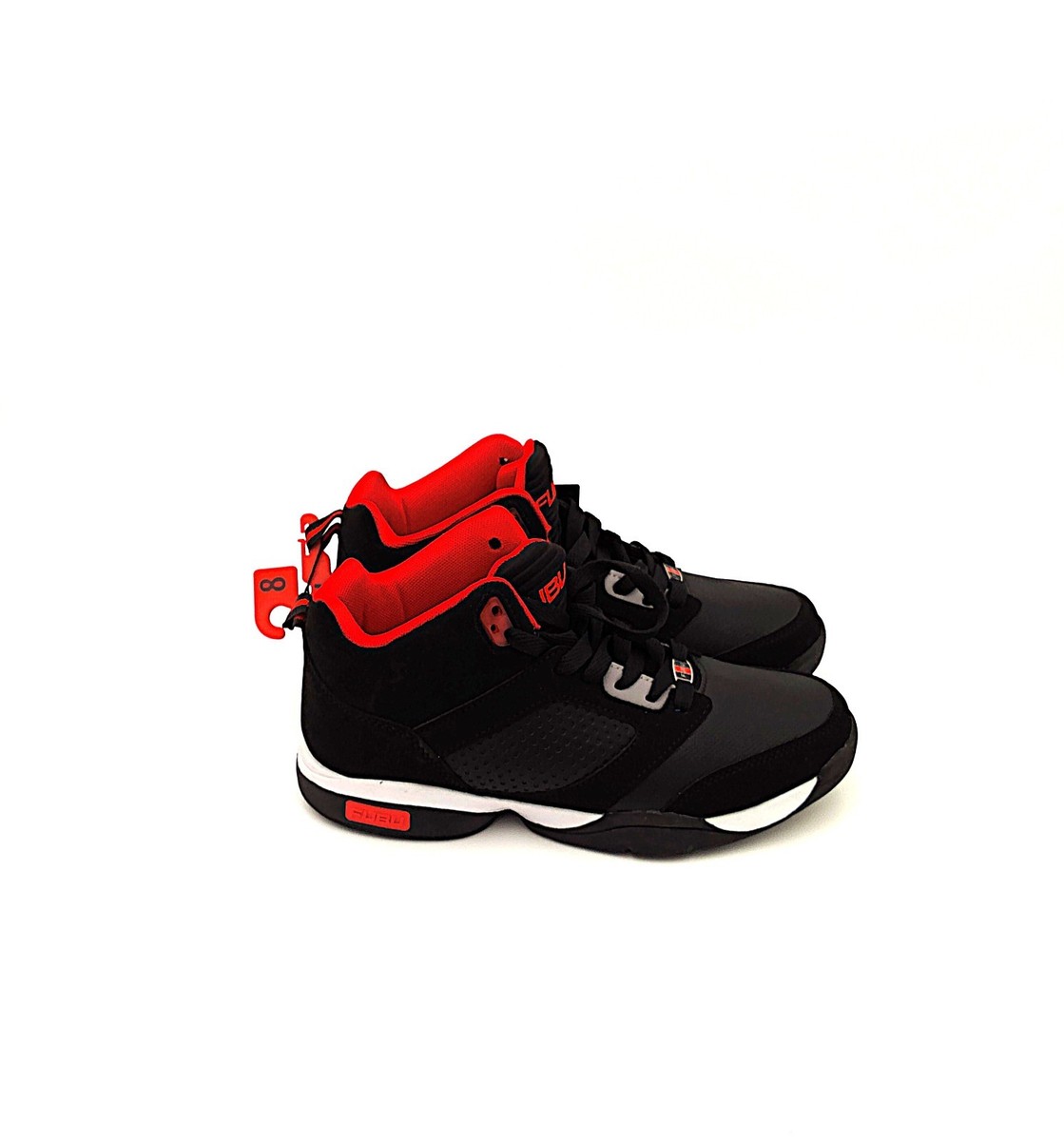 激レア fubu 90s スエードブーツ bboy hiphop FUBU Black/Red Size 8 Sneakers - 90s Hip-Hop Icon! Minor Scuffs