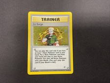 LP LT Surge 17/132 Holo Gym Heroes Unlimited Pokemon Trading Card WOTC Vintage on eBay
