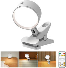 Clip on Light with 5000Mah Rechargeable Battery Operated, Eye Care Reading