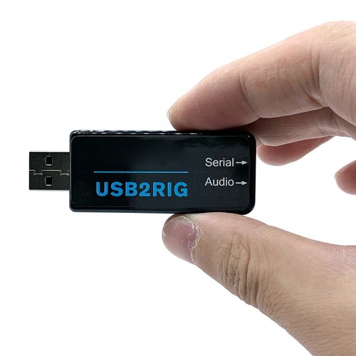 forAUDIO2RIG Mini USB Soundkarte Anschluss unterst��tzt PTT-Steuerungsfunktion