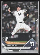 2025 Topps Now 12-K's Call Up Cam Schlittler New York Yankees #817