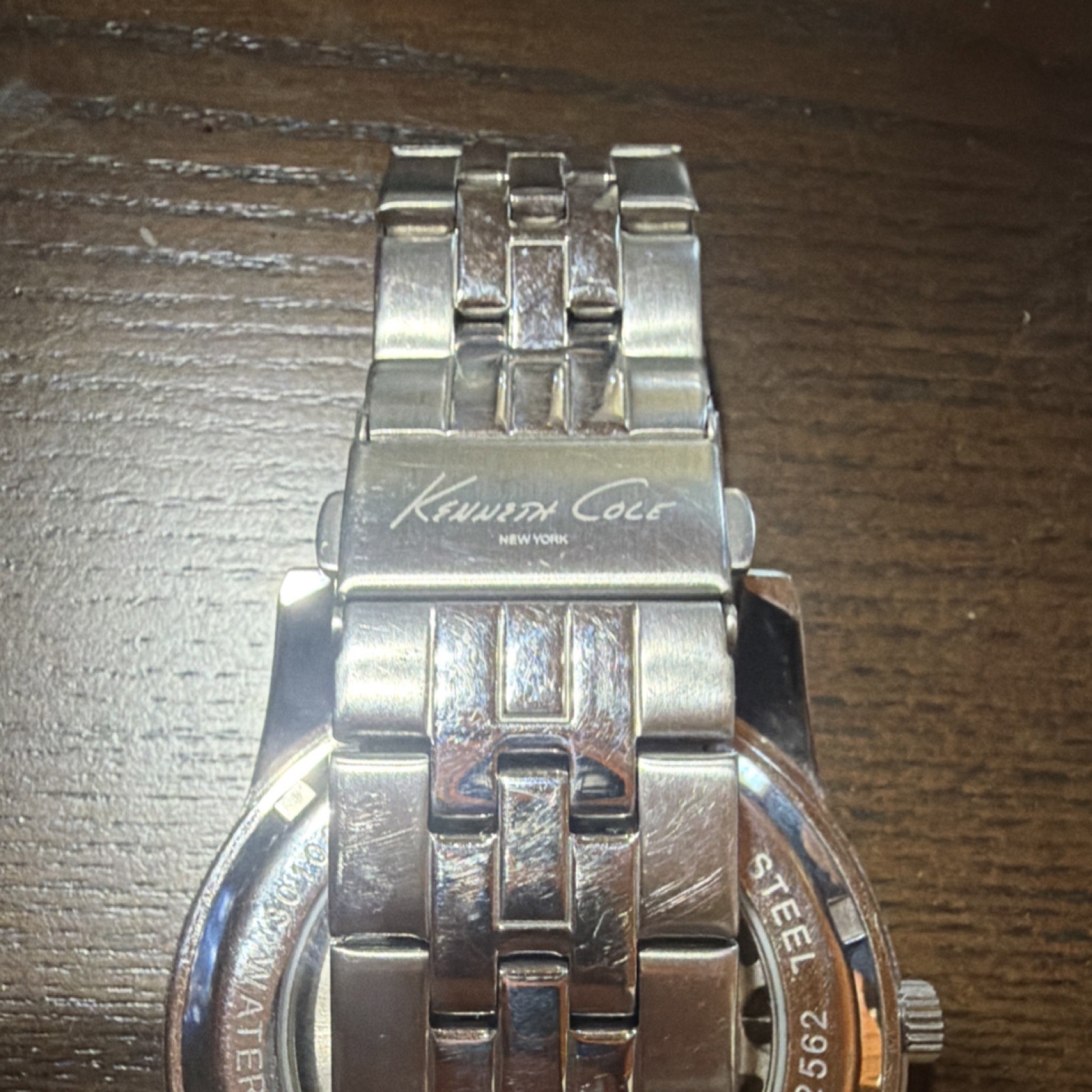 Kenneth Cole Automatic Skeleton Silver Stainless … - image 2