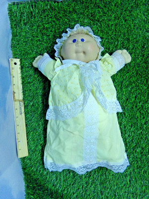 COLECO FRÜHCHEN Mädchen gelb AUSGEFALLENES Nachthemd KOHL PATCH KINDER mit Papieren