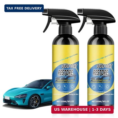 2 Pack Nano Quick Coat Restore Coating Spray, 2026 Advanced Automobile Quick-Act