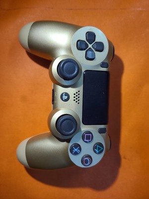 Sony PlayStation 4 Ps4 Dualshock Wireless Controller - Gold Untested 