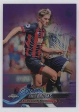 2018 Chrome Premier League Purple Refractor /250 David Brooks #87 Rookie RC 0i40