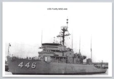 Postcard USS Fortify MSD-446 LP1