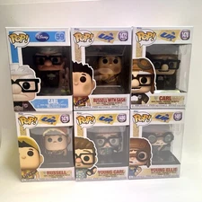 Funko Pop Up - Carl 59 & 1478 Russell 1479 & 1472 Young Carl & Ellie 1480 & 1481