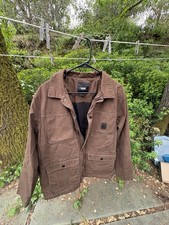 Vans Skate Brown Canvas Work Jacket Size M