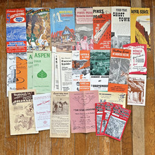1950s COLORADO Travel Brochures Guides Pikes Gorge Ghost Aspen Miracle Lot of 29