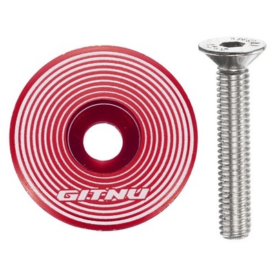 Headset Stem Top Cap 1-1/4 with M6 Bolt for Mountain Road Bicycle