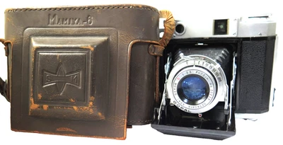 Vintage Mamiya-6 Six Klappkamera / 7,5cm f3,5 Objektiv 116019 für Teile oder Reparatur - Bild 1 von 4