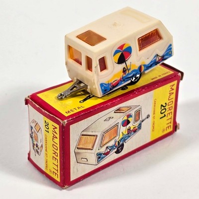Vintage Majorette 201 Caravane St-Tropez / Scarce HTF Paper Box / Made in France