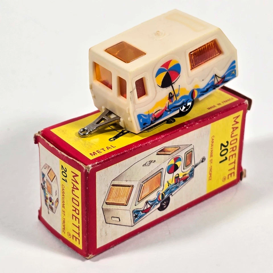 Vintage Majorette 201 Caravane St-Tropez / Scarce HTF Paper Box / Made in France - Image 1 of 4