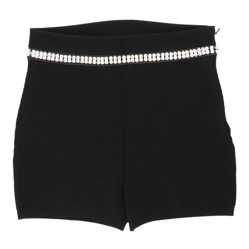 PACO RABANNE Knit Shorts High Waist Crystal Belt Ridded - M - RRP 460 - Picture 6 of 12