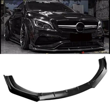For Mercedes-Benz C180 C200 C230 C250 C300 Front Bumper Lip Spoiler Splitter