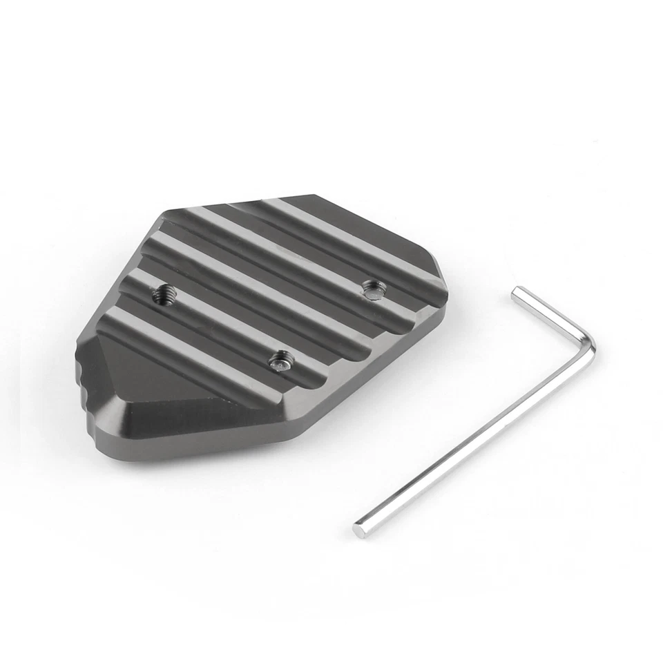 Almohadilla de placa de soporte lateral para BMW K1200S/R 2005-2008 K1400S/R 2009-2014 GY Foto 2 de 3