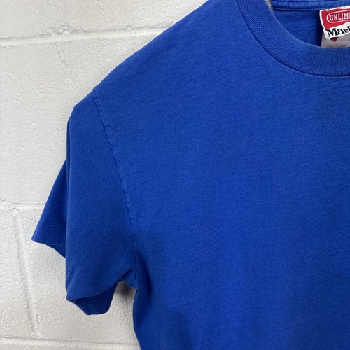 Vintage Marlboro Unlimited Coyote Pocket Howling Wolf T-Shirt Mens XL Blue - Picture 6 of 23