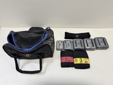 Sea Pearls Lace-Through Uncoated Lead Dive  Mesh Bag Weights W/Scuba Bag USED