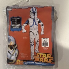 Star Wars Rubies 501st Clone Trooper halloween Costume Youth Small (4-6) w/ Mask