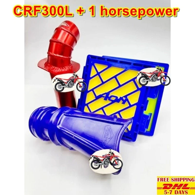 Motorfiets Uitlaat Hitteschild Geschikt voor Honda CRF300L CRF 300 L 2019-2022 Power Shield uitlaatpijp hittebeschermingskap(Blue