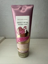 NEW Bath & Body Works Sweet Petal Pound Cake Body Cream 8 oz