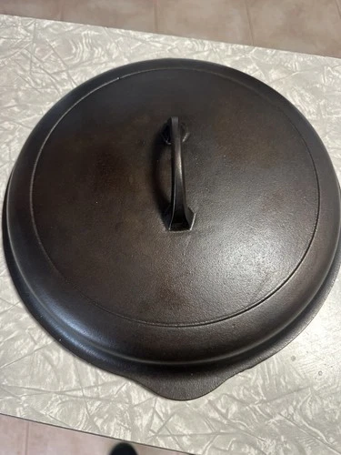Refurbished Cast Iron Griswold Lid Dutch Oven self basting