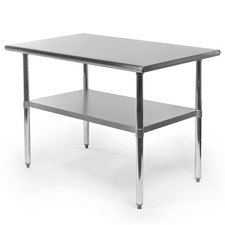 Commercial Stainless Steel Kitchen Food Prep Work Table - 30" x 48"