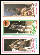 1980-81 Topps Norm Nixon / Sam Lacey / Kenny Carr Rookie #54 / 123 / 141