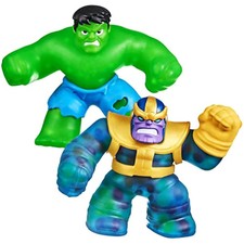 Heroes of Goo Jit Zu Marvel Versus Pack - Hulk vs Thanos, Squishy, Stretchy,