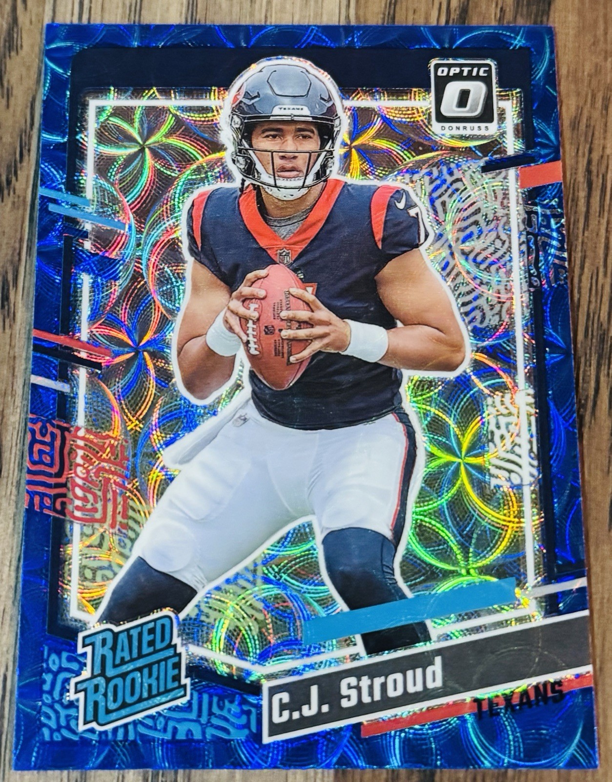 2023 Donruss Optic Rated Rookie Preview Blue Scope Prizm #339 C.J. Stroud RC