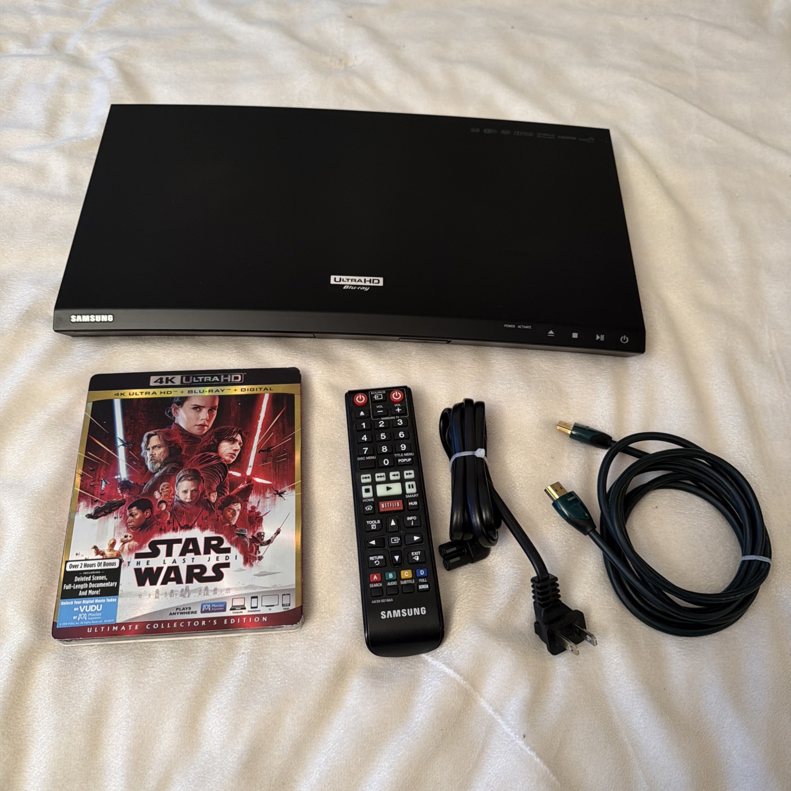 W/ Audioquest Hdmi Cable & 4k Movie