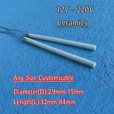 Electric Heater Diy Heating Ceramic Rod Thermal Conductivity Heated Round Bar