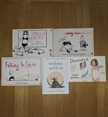5 Comedy Book Collectors Bundle by Jacky Fleming Good Pre-loved condition