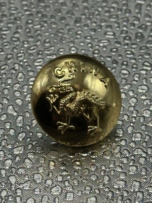 Border Regiment CHINA Dragon Button Buttons Limited Birmingham 23mm