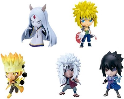 Gadget - 1 Articolo Casuale - Naruto: Bandai - Chibi Masters - Personaggio 8 Cm 