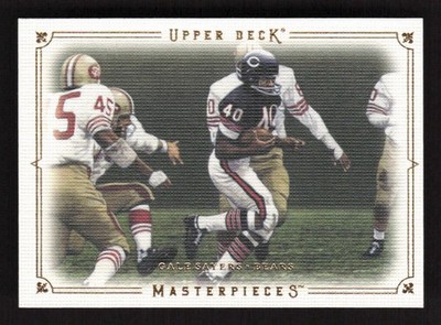 Gale Sayers 2008 Upper Deck Masterpieces Preview #MPP6 Chicago Bears