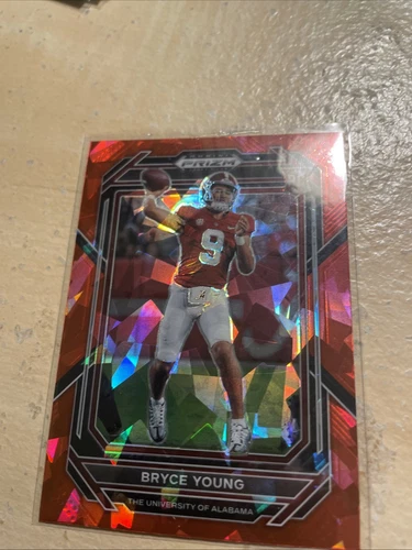 2023 Panini Prizm Draft Picks - Bryce Young #101 Red Ice Prizm (RC)