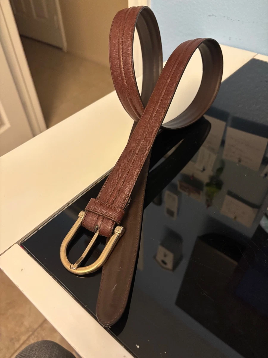 Brown Leather Ermenegildo Zegna Belts for Men for sale | eBay display picture 3