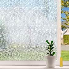 Window Privacy Film Frosted Privacy Window Film 3D Diamonds Glass Film Opaque Wi