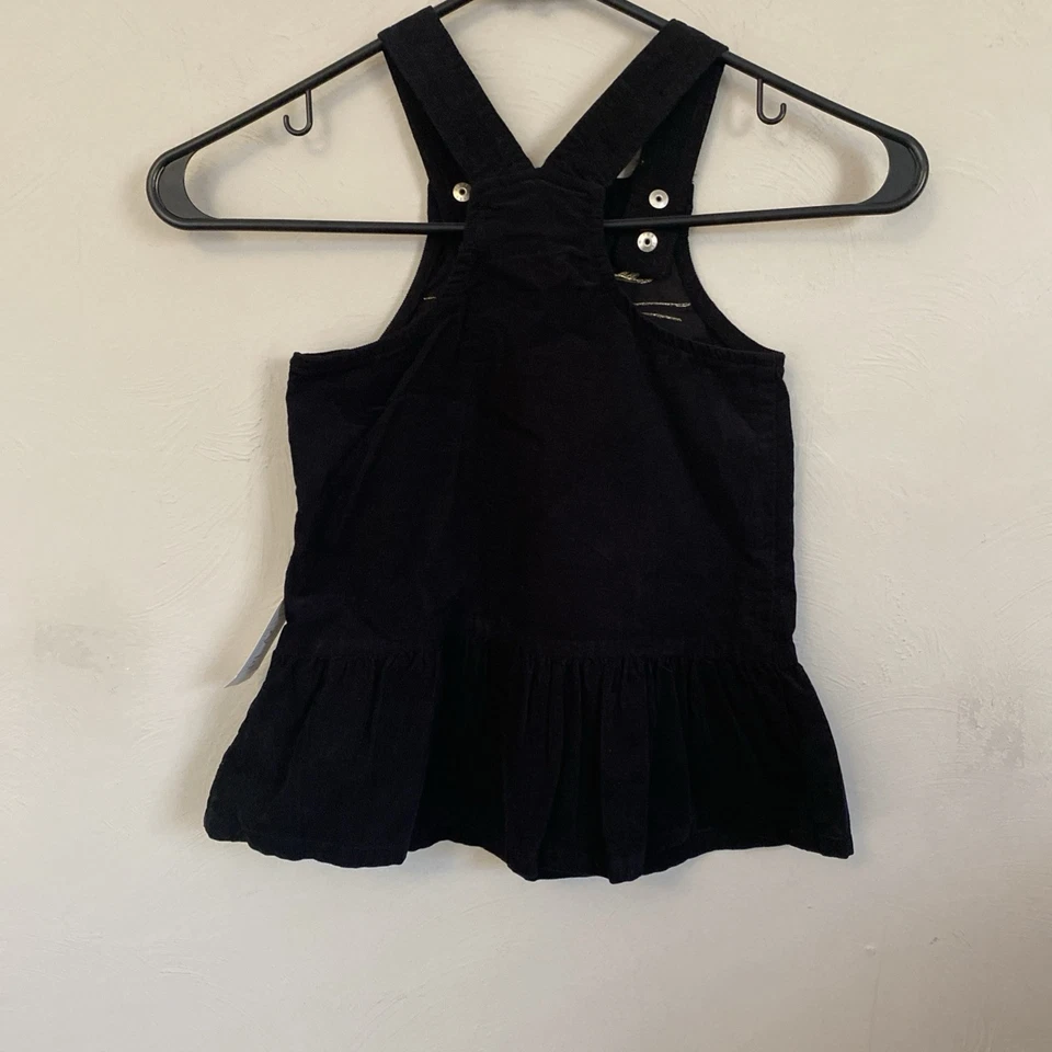 NUEVO CON ETIQUETAS Children’s Place Negro Gato Jersey 2T Pana Halloween Fiesta Borde Dorado Nuevo con Etiquetas Foto 3 de 4