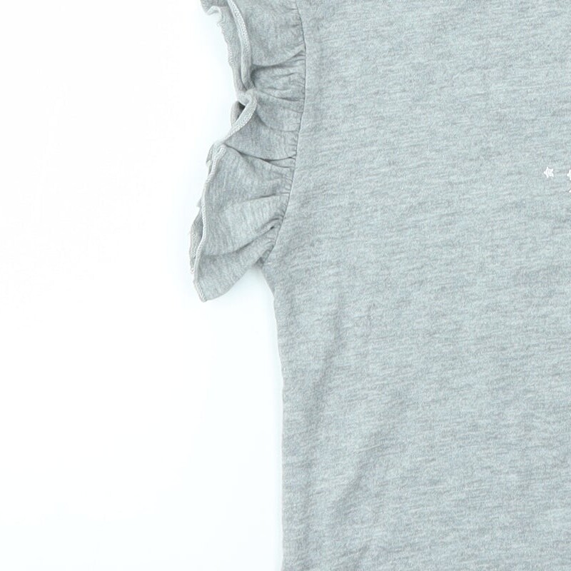 George Girls Grey Cotton blend T-Shirt Size 10-11 Years image 9