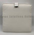Pottery Barn Piped Outdoor Dining Chair Cushion White 19" Square #Z1170G